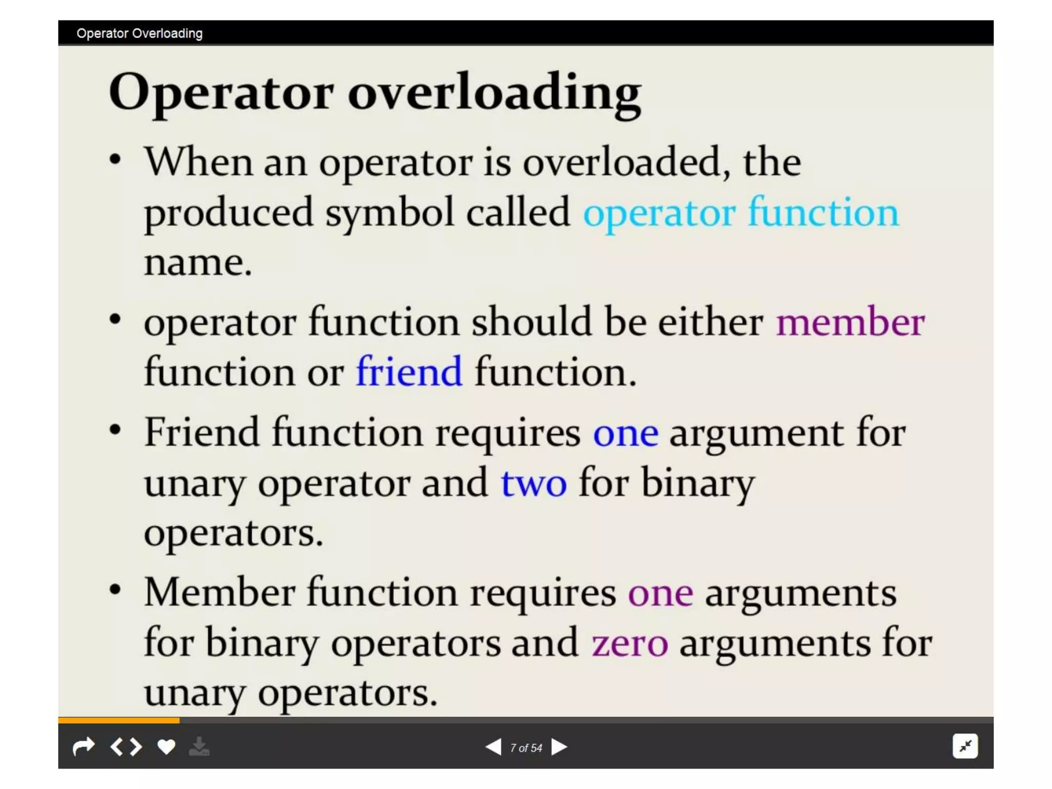 Operator overload  rr