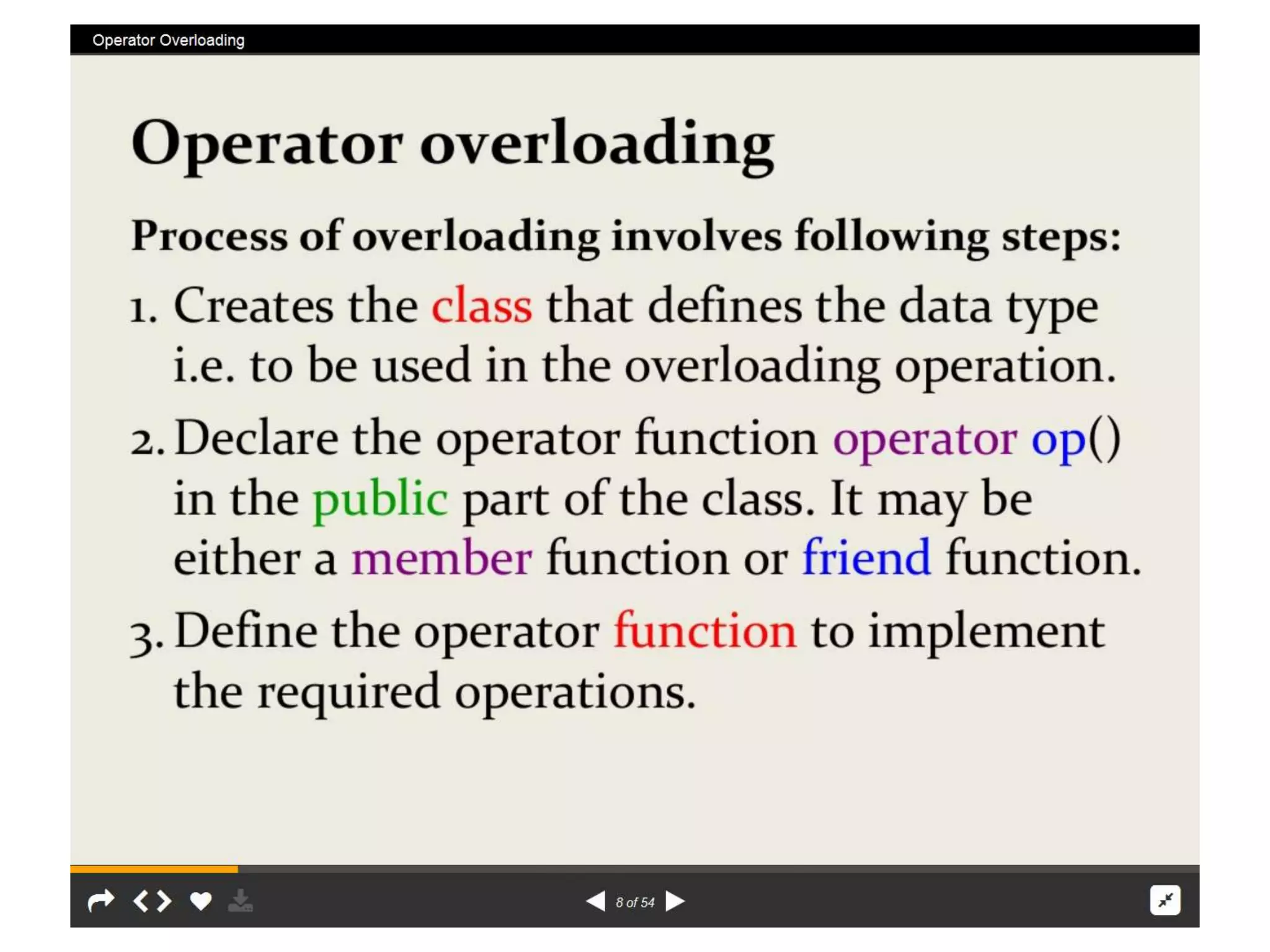 Operator overload  rr