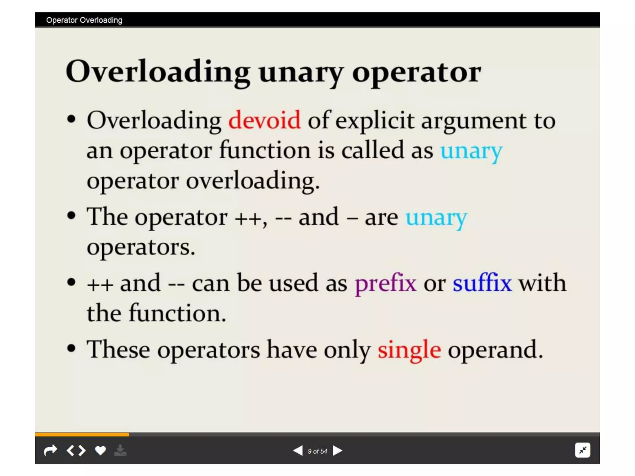 Operator overload  rr