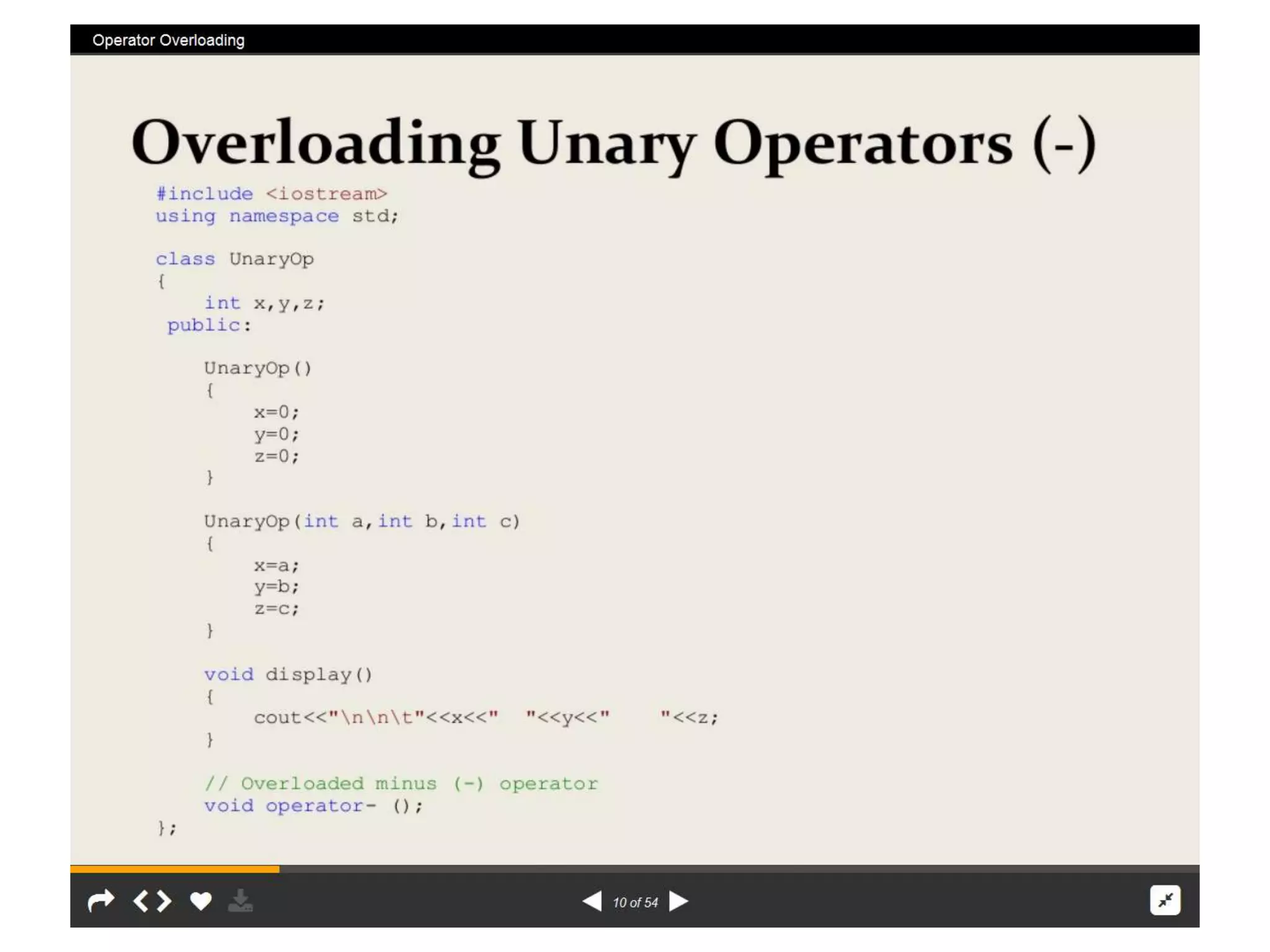 Operator overload  rr