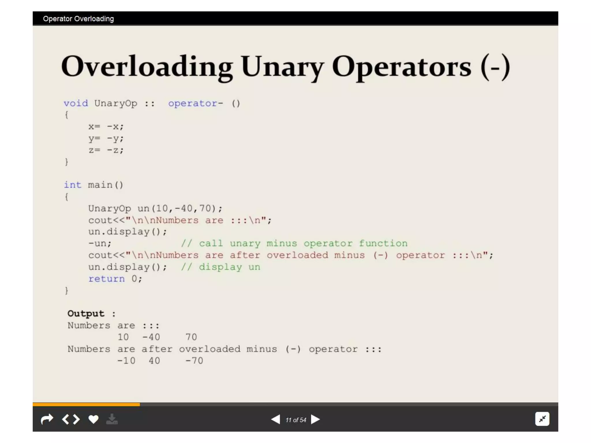 Operator overload  rr