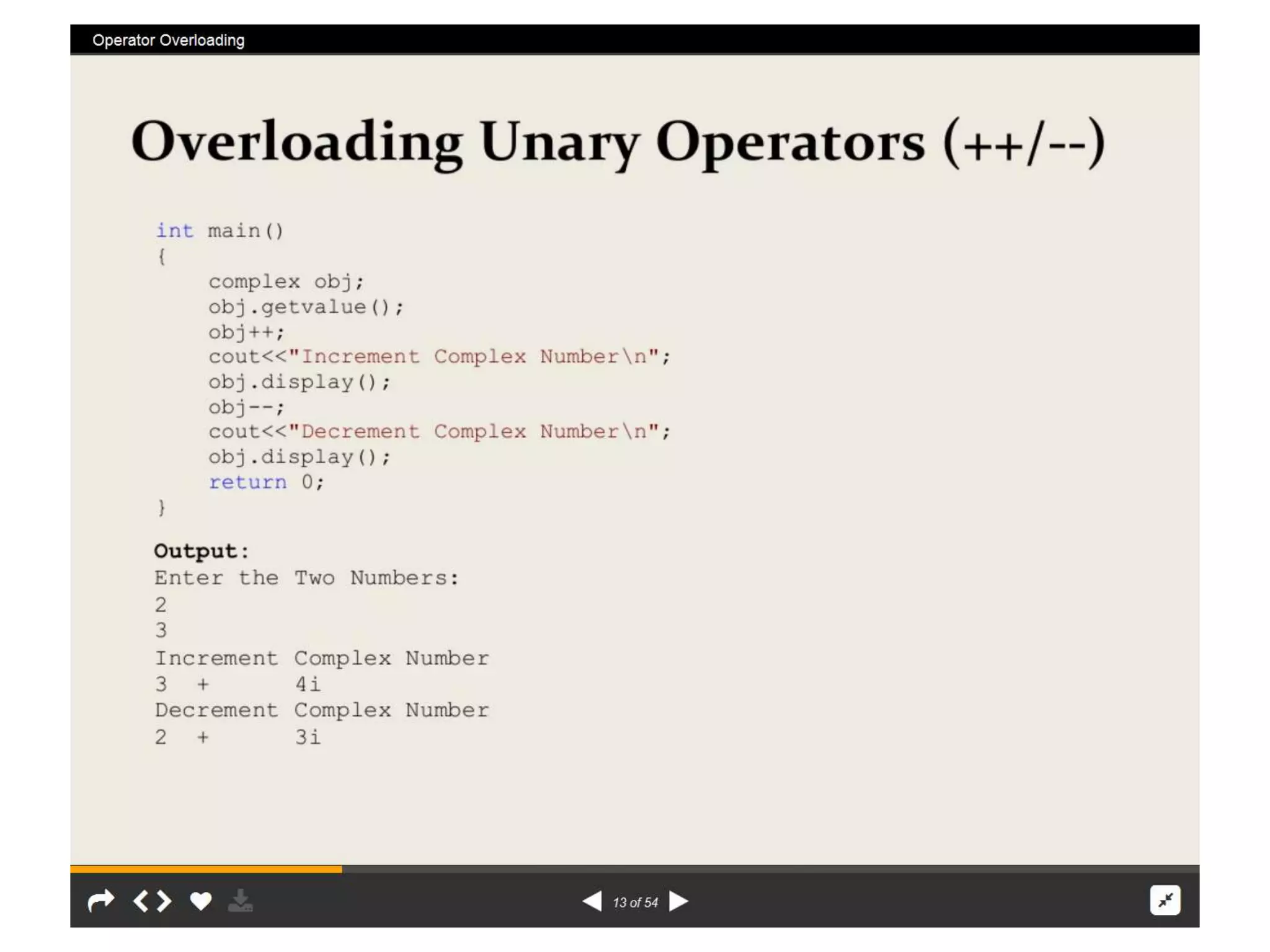 Operator overload  rr