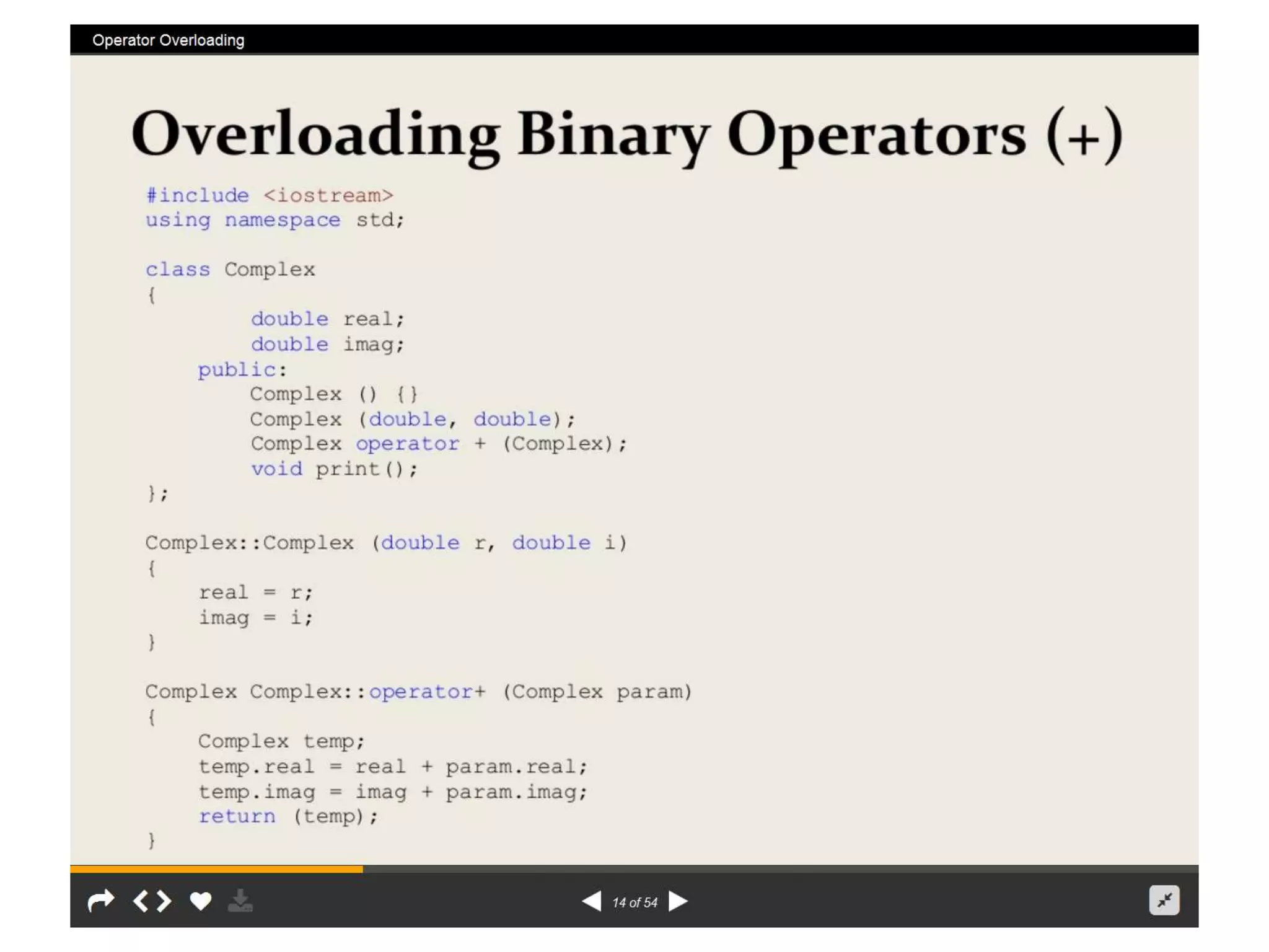 Operator overload  rr