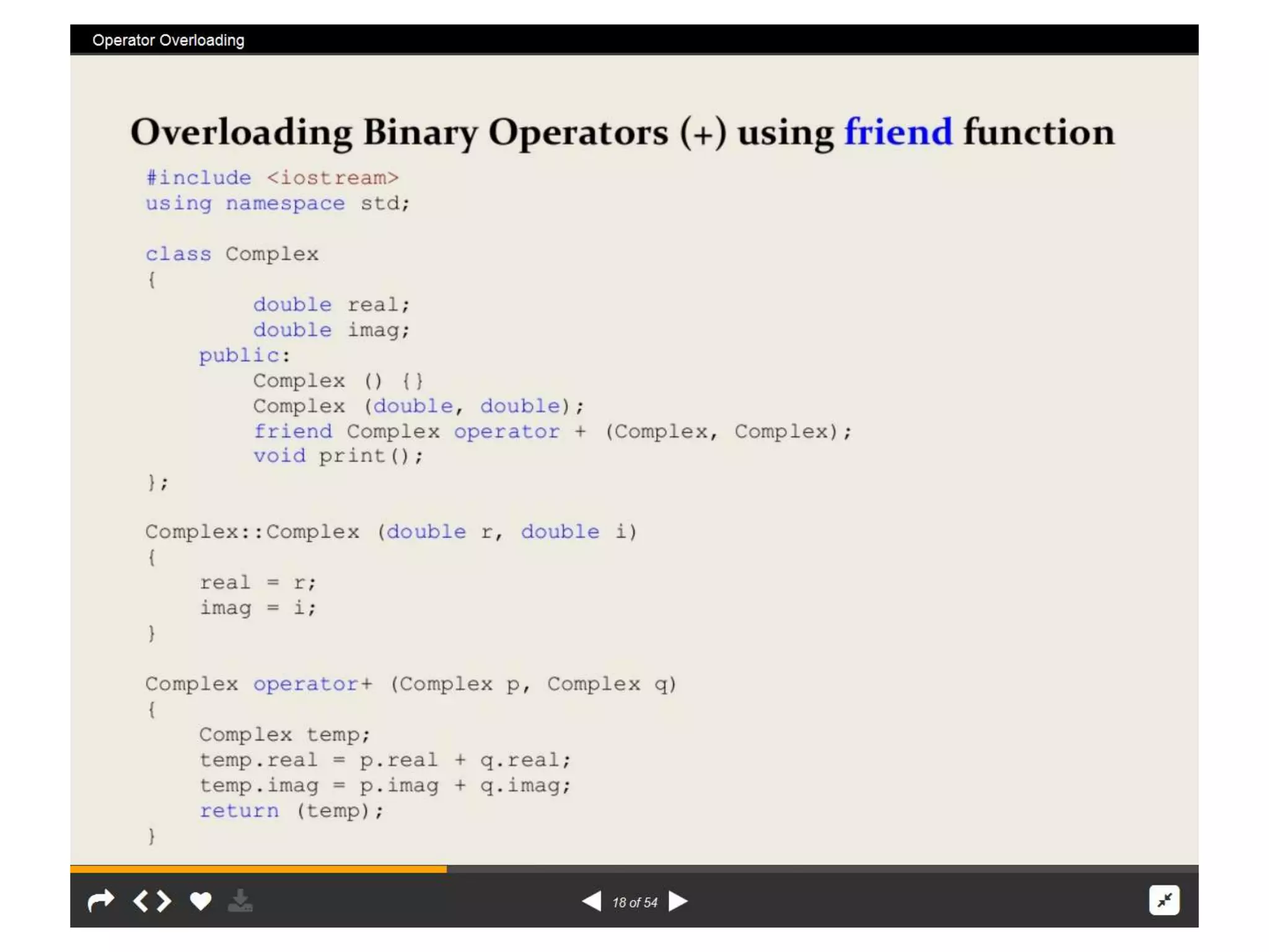 Operator overload  rr