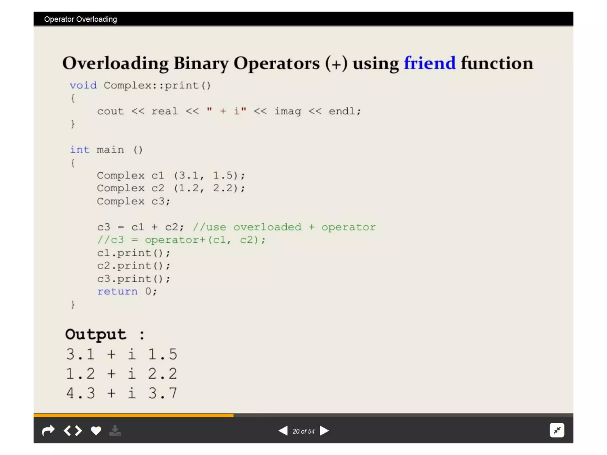 Operator overload  rr