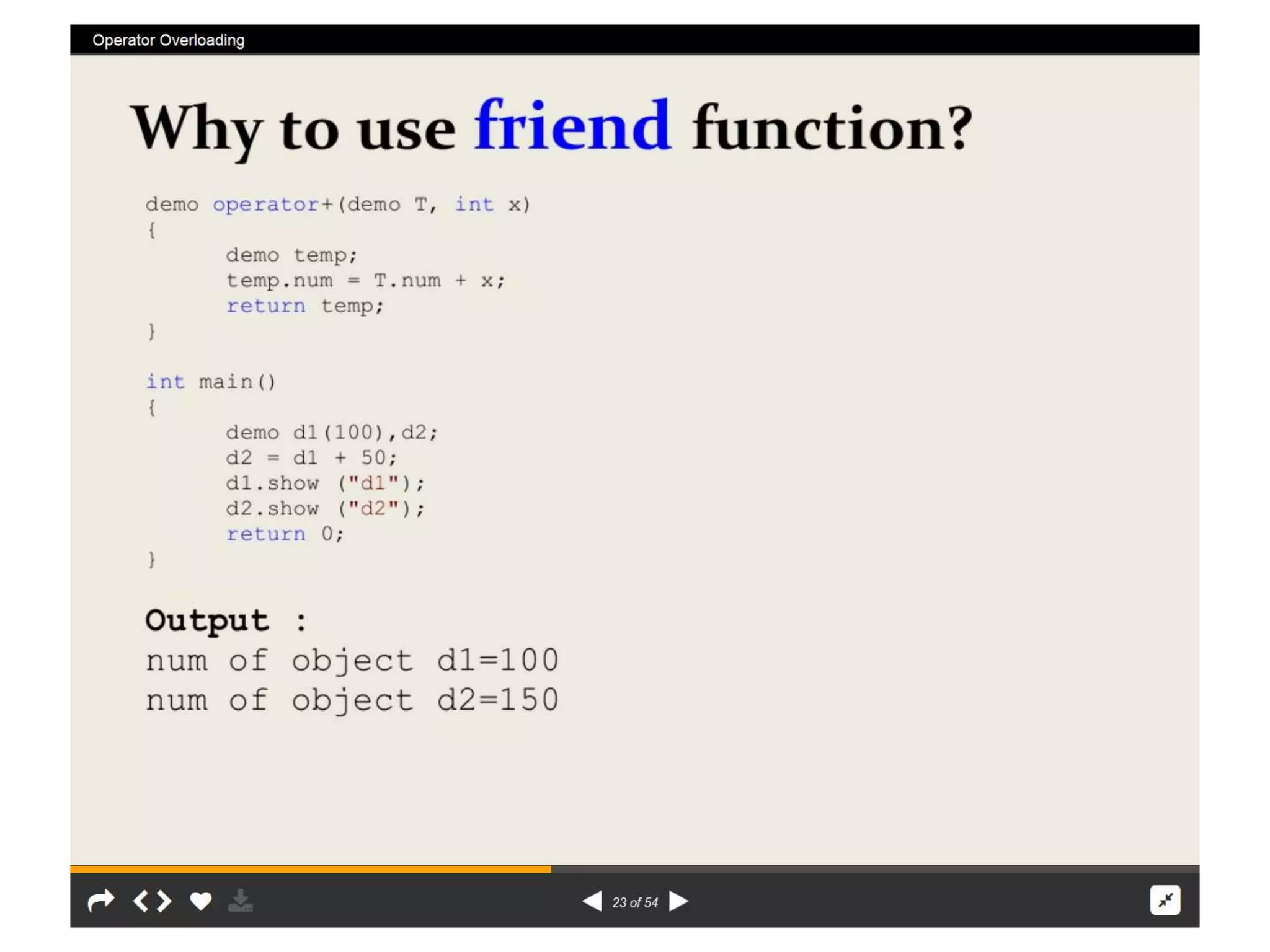 Operator overload  rr