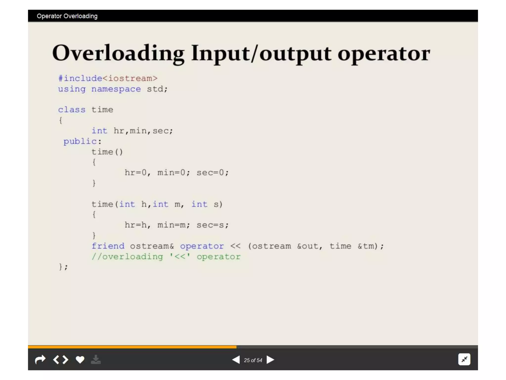 Operator overload  rr