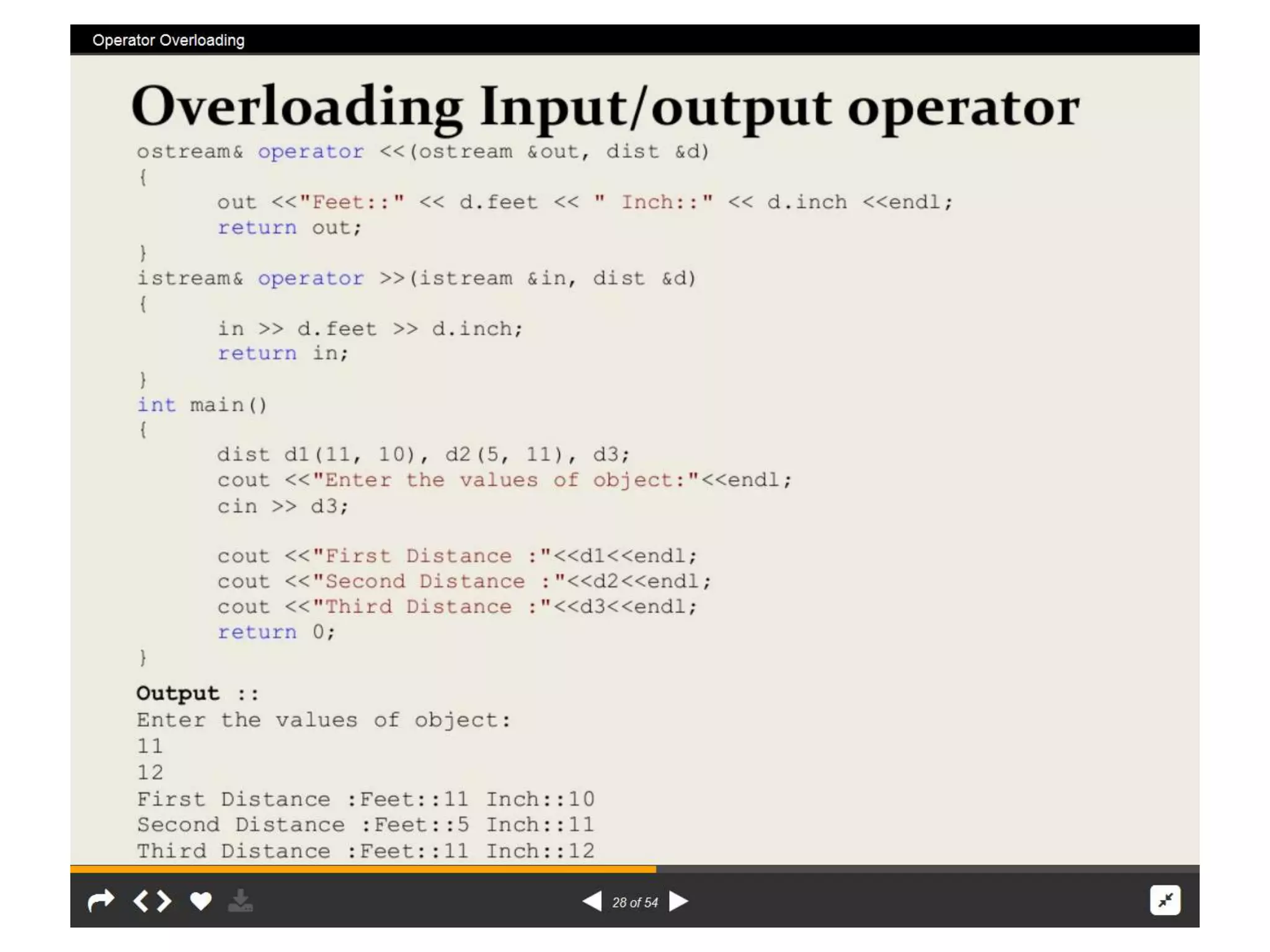 Operator overload  rr