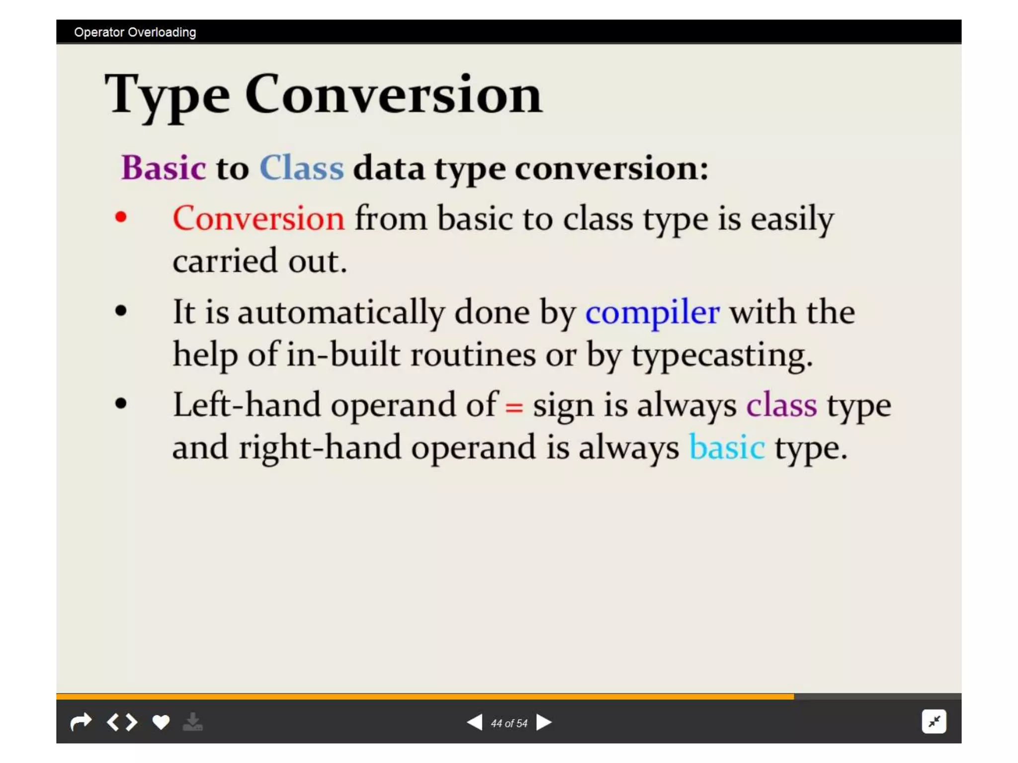 Operator overload  rr