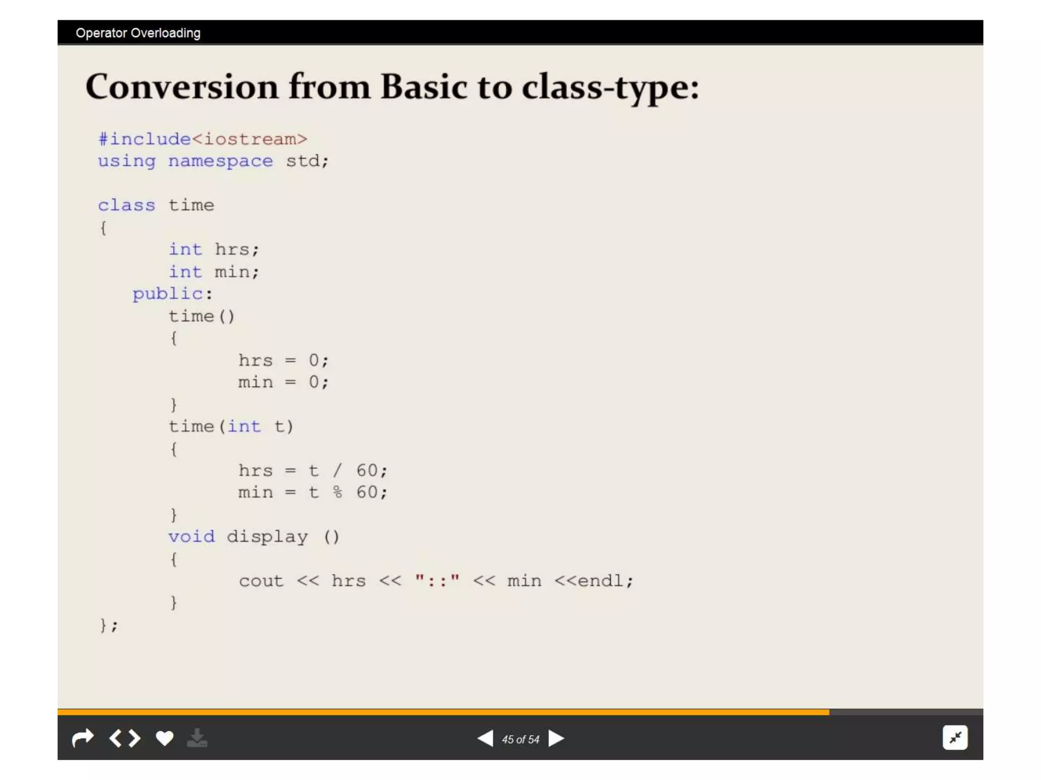 Operator overload  rr