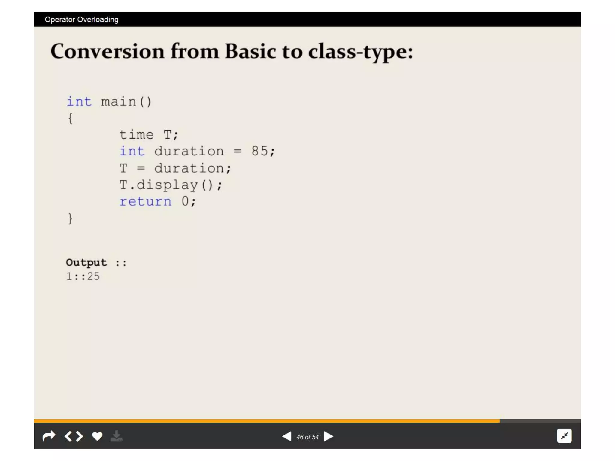 Operator overload  rr