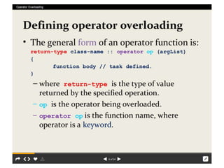 Operator overload  rr
