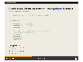 Operator overload  rr