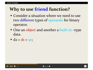Operator overload  rr