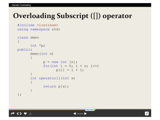 Operator overload  rr