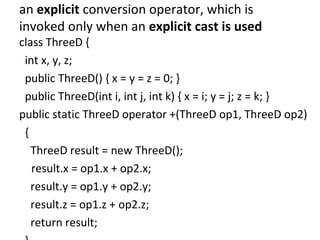Operator overloading | PPT