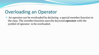 Operator overloading | PPT