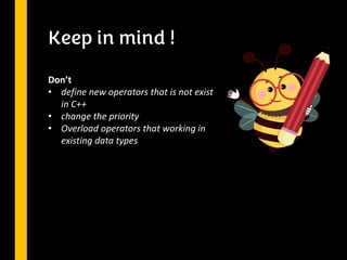 Operator overloading C++ | PPT