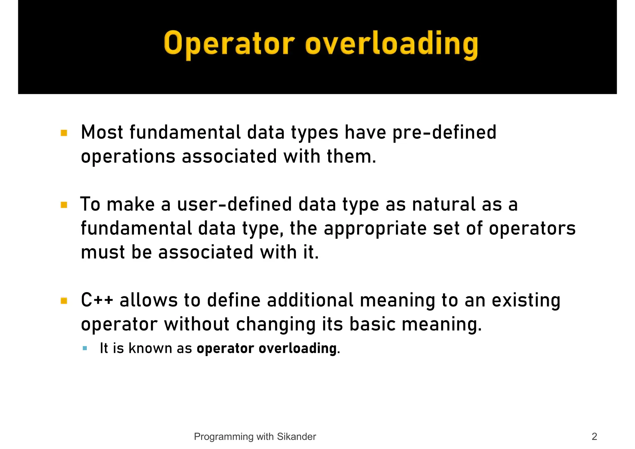 Operator Overloading in C++ | PDF | Programming Languages | Computing