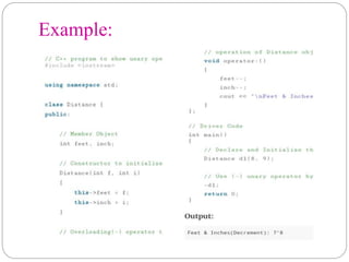 Operator overloading and type conversion in cpp | PPT