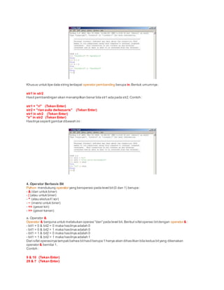 Operator python | PDF
