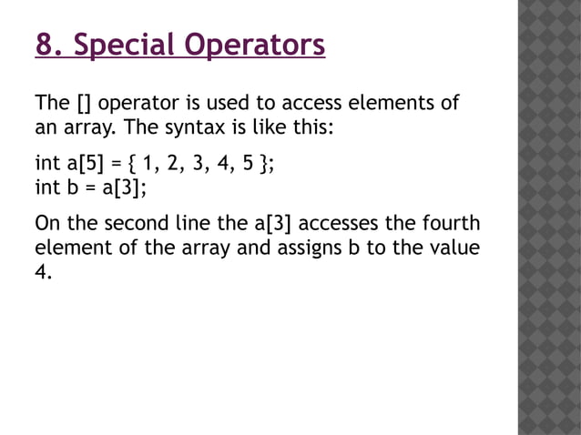 Operators | PPT