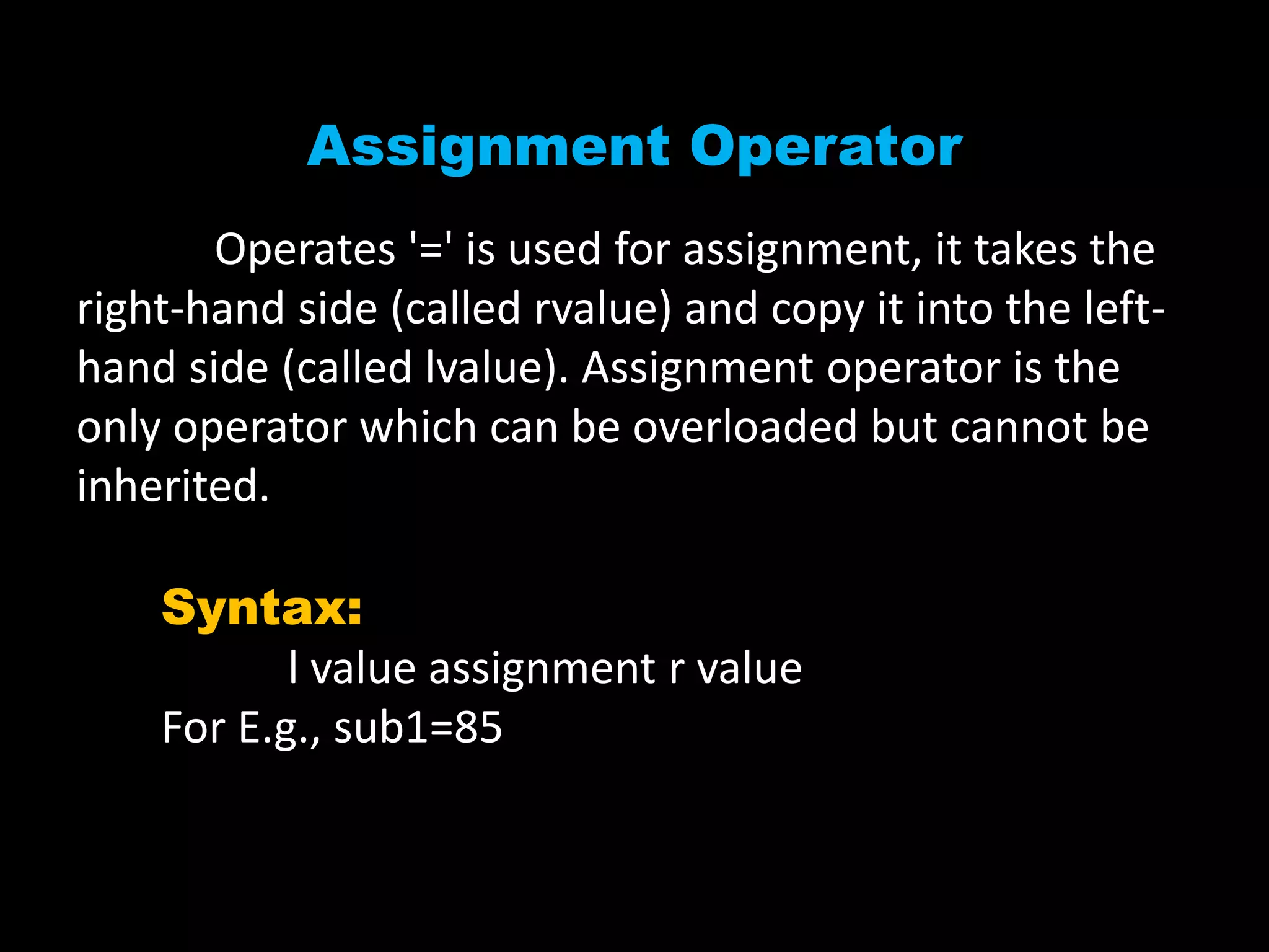 Operators | PPT