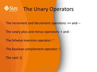 chap 2 : Operators and Assignments (scjp/ocjp) | PPT