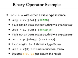 Extensible Operators and Literals for JavaScript Slide 11
