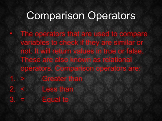 Operators in C++ | PPT