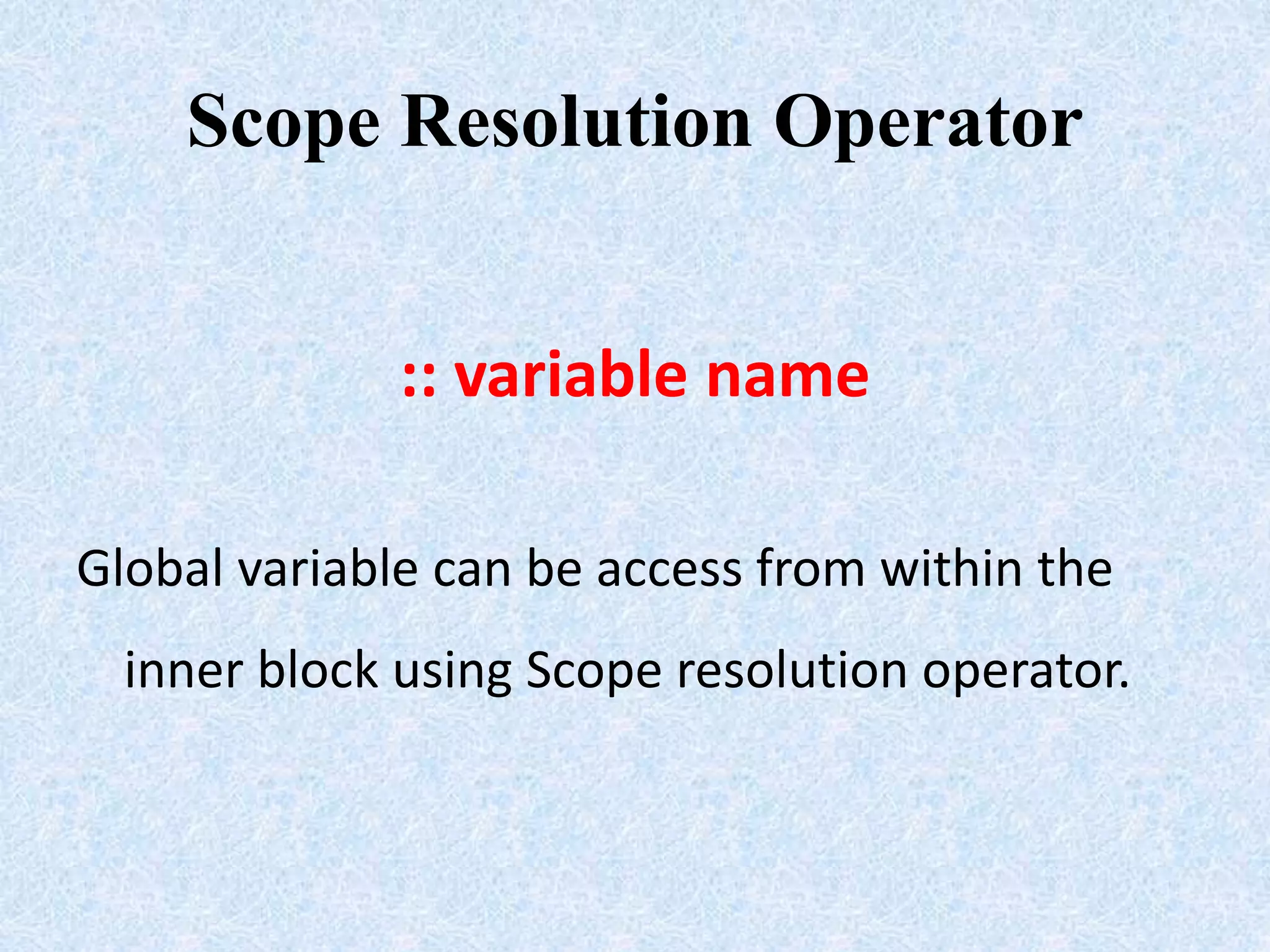 Operators and expression in c++ | PPT