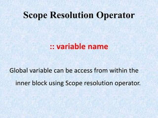 Operators and expression in c++ | PPT