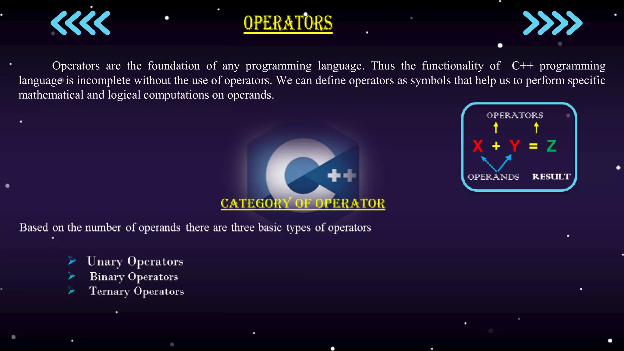 Operators in c++ | PPTX