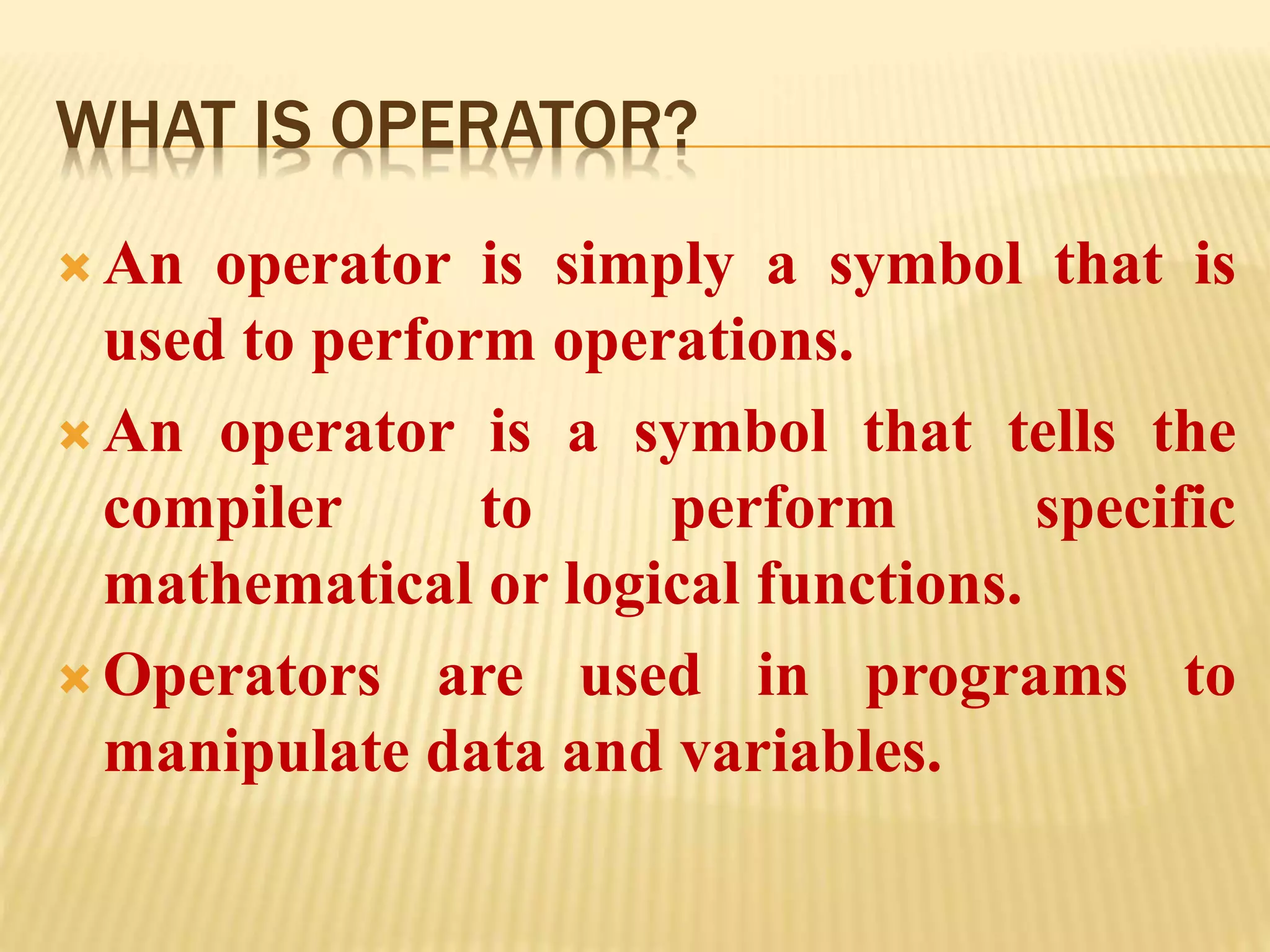 OPERATORS IN C.pptx