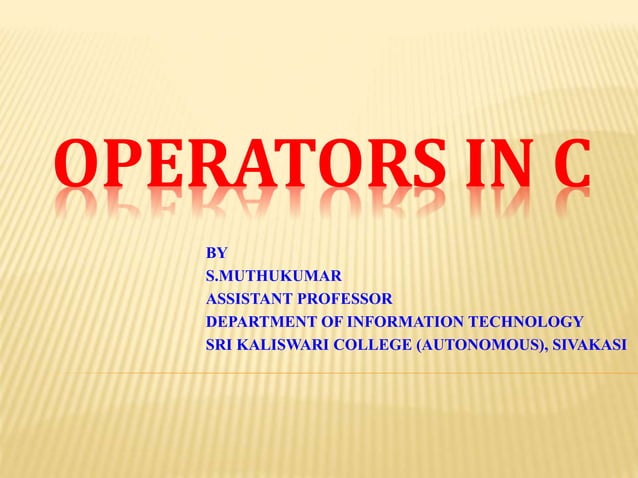 OPERATORS IN C.pptx
