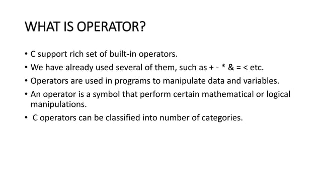 OPERATORS IN C.pptx