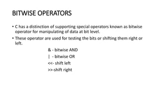 OPERATORS IN C.pptx