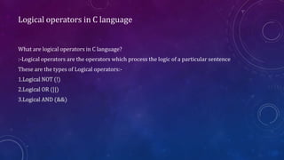 Operators in c language.pptx