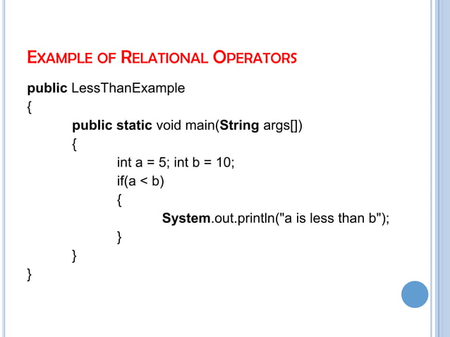 Operators in java | PPTX