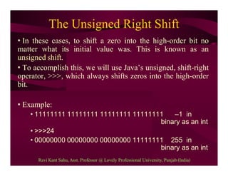 Operators in java | PPT