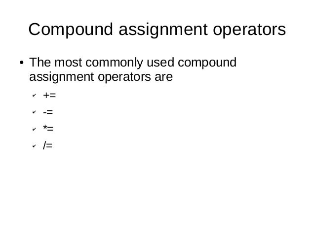 Operators in java