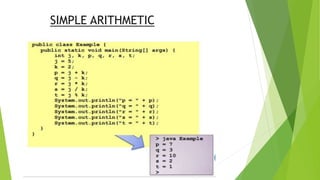 SIMPLE ARITHMETIC
 