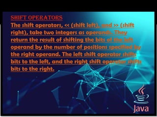 Operators in java presentation | PPTX