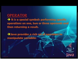 Operators in java presentation | PPT