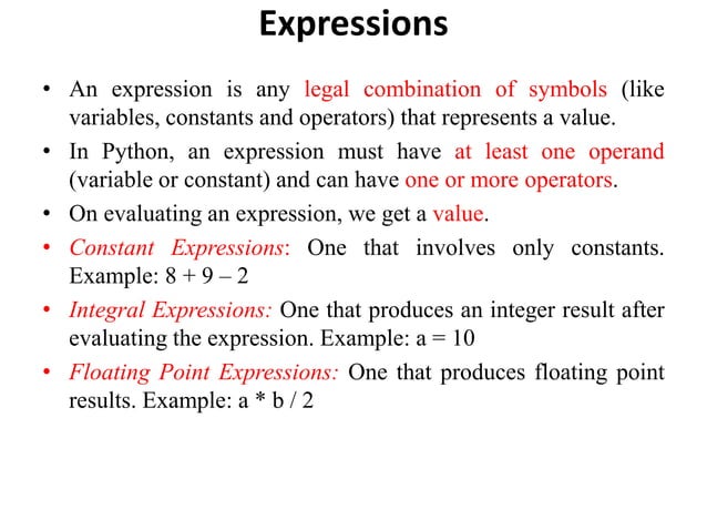 Operators in Python | PPTX
