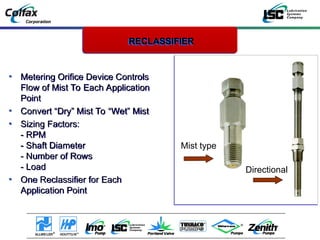 Reclassifier Operator oil mist lubrication Training.ppt