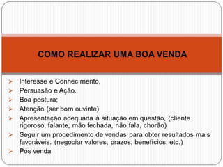 O perfil do profissional de vendas