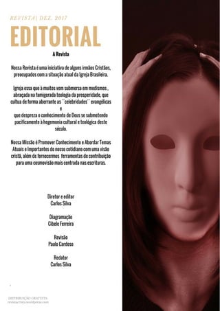 DISTRIBUIÇÃO GRATUITA:
revistacrista.wordpress.com
 