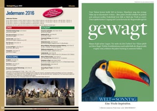Opern, Konzerte, Schauspiel und Aufführungen – das Opernreisen Festspiel-Magazin 2016