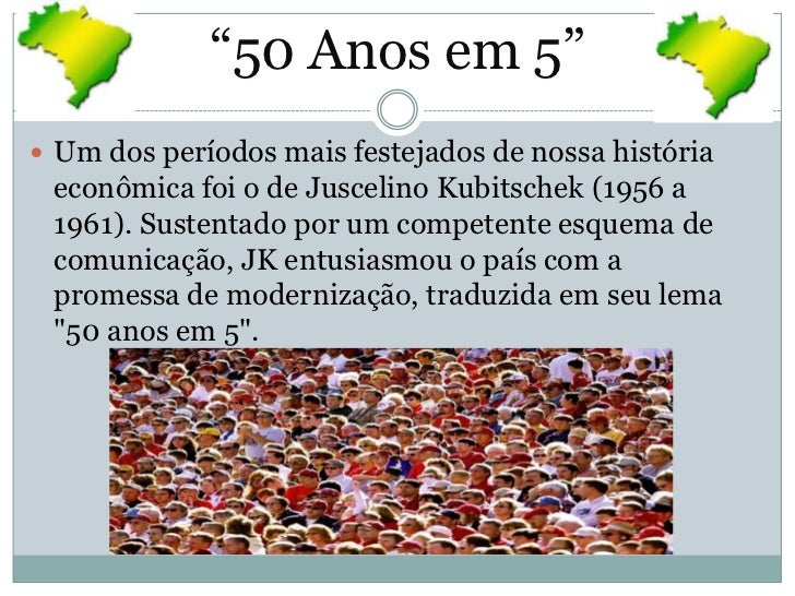O Governo JK O Governo JK
